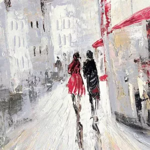 Målning Montmartre 120 x 80 : Wikao hem och design