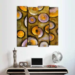 Samtida målning i vintagestil, 100x100 cm
